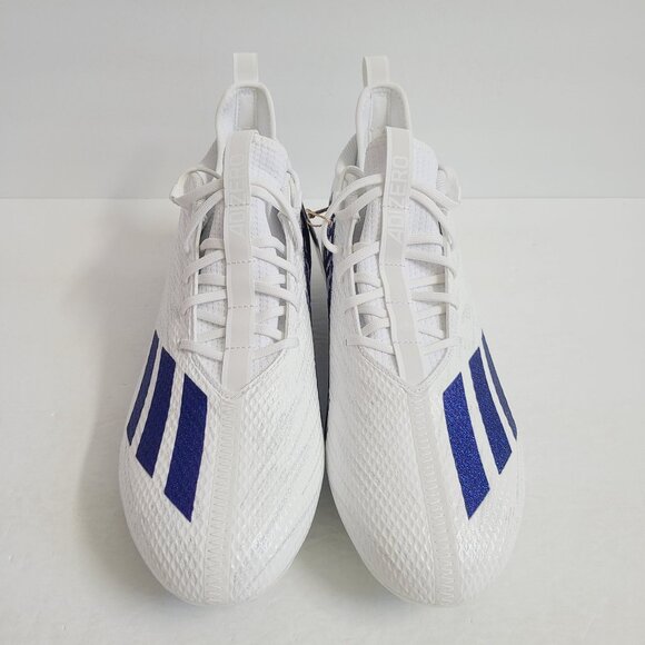 NEW Adidas Adizero Scorch Football Cleats HP8753 Size 13 White Blue main image 5